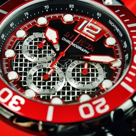 Pro Diver Red 50mm Men's Watch! New! - Picture 3 of 10